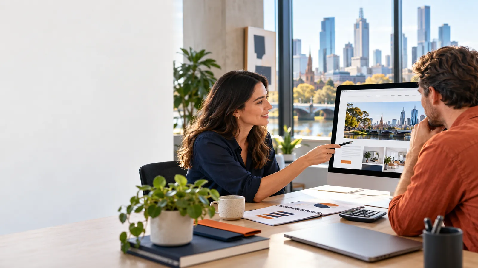 Melbourne web designer planning a small-business website budget and scope