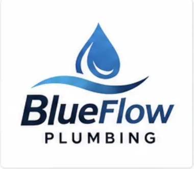 Melbourne Design Studio concept for BlueFlow Plumbing Logo, presented as a professional logo design portfolio example.