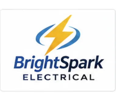 Melbourne Design Studio concept for BrightSpark Electrical Logo, presented as a professional logo design portfolio example.