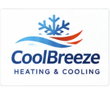 Melbourne Design Studio concept for CoolBreeze Heating and Cooling Logo, presented as a professional logo design portfolio example.