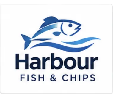 Melbourne Design Studio concept for Harbour Fish and Chips Logo, presented as a professional logo design portfolio example.