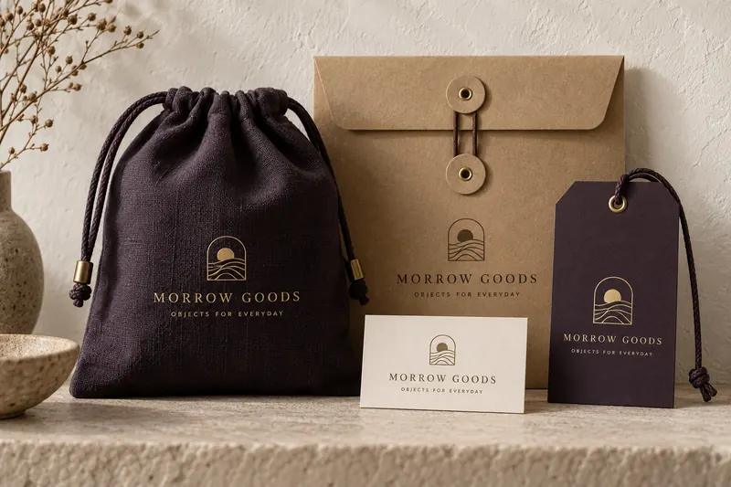 Melbourne Design Studio concept for Morrow Goods Packaging Set, presented as a professional packaging design portfolio example.