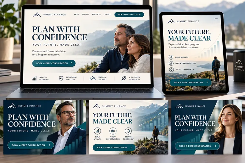 Melbourne Design Studio concept for Summit Finance Social Ad Campaign, presented as a professional social media campaign design portfolio example.