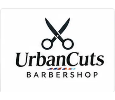 Melbourne Design Studio concept for UrbanCuts Barbershop Logo, presented as a professional logo design portfolio example.